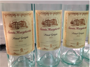 Santa Margherita Wine Bottle